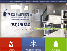 Tablet Screenshot of cclmechanical.com